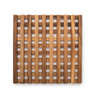Ironwood Venetian Trivet, Acacia Wood, 10" X 10"