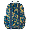 Stephen Joseph All Over Print Kids Classic Backpack, Navy Dino, 16-Inch, Blue
