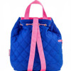 Stephen Joseph Toddler Quilted Backpack, Rainbow, Blue & Pink