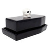 Boston Warehouse Coffin Lidded Butter Dish with Skull Handle