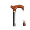 Harvy Canes Umbrella Cane with Derby Handle, Black