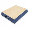 Boston Warehouse 18" Wood Tray, Navy and White Modern Floral