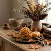 LilFlameCo Large Hand-Poured Pine Cone - Brown