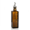 Grant Howard Olio Square Pro Glass Olive Oil Dispenser, 18-oz, Brown Tint