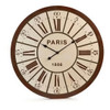 Wall Clock with Vintage Parisian Design