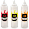 Outset BBQ Condiment Squirt Bottles, Set of Three Outset BBQ Condiment Squirt Bottles, Set of Three