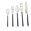 Hand-Forged Stainless Steel Silver Flatware Place-Setting