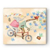 Punch Studio Home Decor Children's Canvas Wall Art Up Up & Away Bicycle