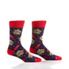 Men's Crew Sock, Hamburgers 