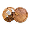 Picnic Time Acacia Cheese Board Set