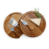 Picnic Time Acacia Cheese Board Set