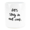 Utensil Holder Let's Stay In and Cook  Utensil Holder Let's Stay In and Cook