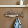 Foreside Home and Garden Wood Fish Wall Hook