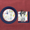 C.R. Gibson 10.5 inch Paper Dinner Plates (8Ct), Provence