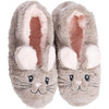 Snuggle Bunny Women's Plush Animal Footsies Slippers