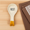 Boston Warehouse Stoneware Spoon Rest, Rest Boston Warehouse Stoneware Spoon Rest, Rest