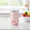 Cantini Pink Terrazzo Stainless Steel Stemless 16-Oz Goblet Cantini Pink Terrazzo Stainless Steel Stemless 16-Oz Goblet