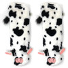 Moo Moo Cow Women's Sherpa Slipper Socks