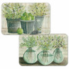 Counter Art Reversible Plastic Placemats, Set of 4, Farmer's Market