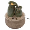 Foreside Home and Garden Vases Fountain, Green 