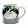 Boston Warehouse Flower Sloth Mug, 18-Ounce