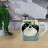 Boston Warehouse Flower Sloth Mug, 18-Ounce