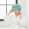 Spa Sister Elephant Print Bouffant Shower Cap