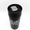 Boston Warehouse Stainless Steel Travel Tumbler, Why Limit Happy