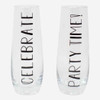 Boston Warehouse 8-Oz Stemless Flute Celebrate Party, Set of 2 Boston Warehouse 8-Oz Stemless Flute Celebrate Party, Set of 2