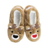 Faceplant Dreams Oh Deer Holiday Women's Plush Animal Footsies Slippers