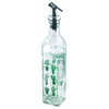 Grant Howard Green Kitchen Oil or Vinegar Glass Cruet Bottle, 16-Oz 