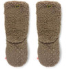 Oooh Yeah Llama Call You Women's Plush Slippers Socks, Brown