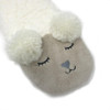 Oooh Geez Sheepish Women's Plush Slipper Socks, White
