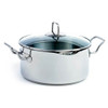 Krona Stainless Steel 5-Qt Vented Pot with Straining Lid