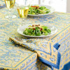 Couleur Nature La Mer Blue/Yellow Tablecloths Rectangular, 71 x 106