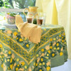 Couleur Nature Fruit Yellow/Green French Tablecloth -71 x 128
