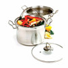 Krona Stainless Steel 8-Qt Steamer/Cooker, 4 Piece Set Krona Stainless Steel 8-Qt Steamer/Cooker, 4 Piece Set