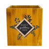 Boston Warehouse Bamboo Square Utensil Holder, Family Gather  Boston Warehouse Bamboo Square Utensil Holder, Family Gather