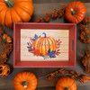 Boston Warehouse 18" Wood Serving Tray with Handles, Grateful