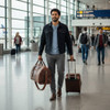 Kodiak Leather 60L Weekender Duffel, Antique Brown
