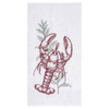 C&F Home Lobster Embroidered Flour Sack Kitchen Towel