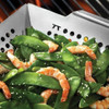 Outset Grill Wok with Handles, Stainless Steel
