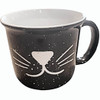 Boston Warehouse 16-oz Mug, Kitty Face, Gray