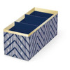 Lady Jayne Indigo Chevron Pencil Cup  Lady Jayne Indigo Chevron Pencil Cup
