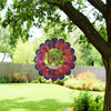 Next Innovations Kaleidoscope Butterfly Purple Wind Spinner