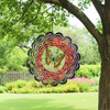 Next Innovations Kaleidoscope Butterfly Purple Wind Spinner