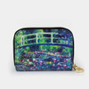 Monarque Zippered Wallet, Monet - Water Lily Pond