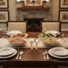 Inox Artisans Celia Copper Antique Hostess 4 Pc. Serving Set