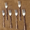 Inox Artisans Dewald Veined Round 8-Pc Cake Serving Set