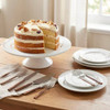 Inox Artisans Dewald Veined Round 8-Pc Cake Serving Set